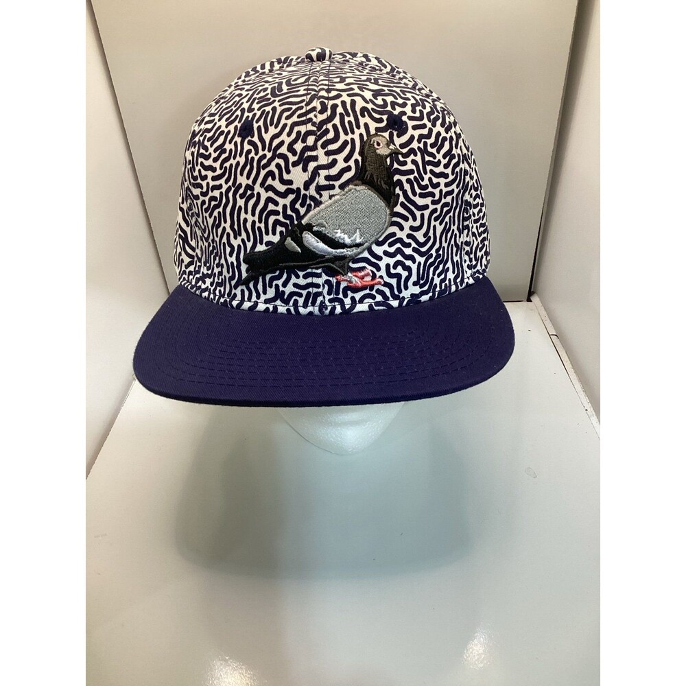 Staple Pigeon Purple Pattern Snapback Hat Streetwear Cap